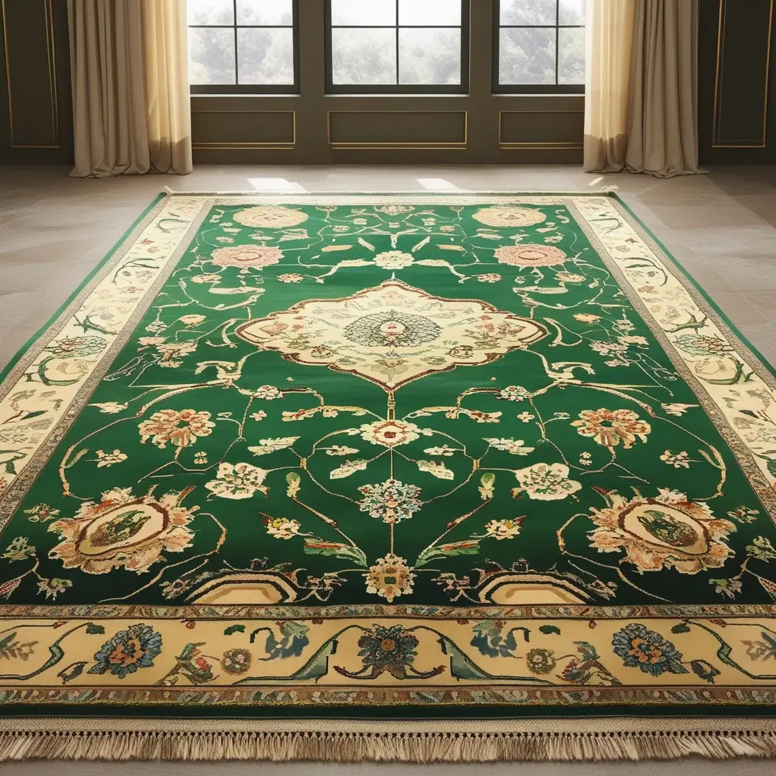 green carpet
